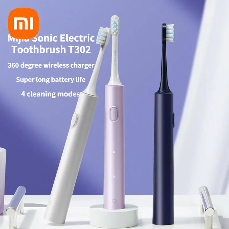 2022XiaomiMijiaSonicElectricToothbrushT302HouseholdWaterproof