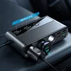 154W Car Charger Adapter Cigar Jack Multi Socket 9 in 1 PD 3 Cigarette Lighter Splitter High Speed Charge S DC Outlet Switches 2