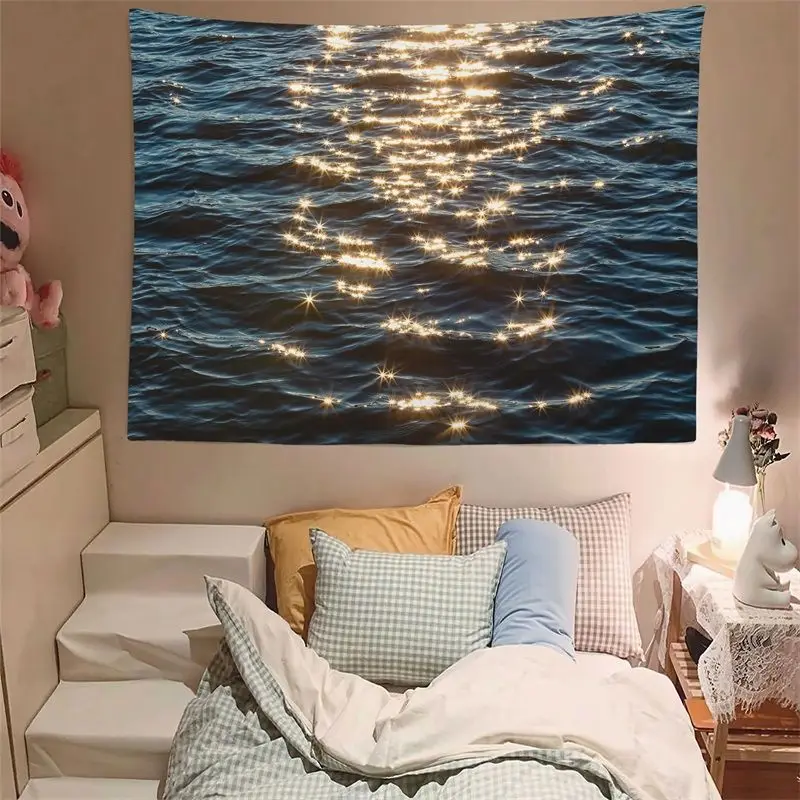 Window Scenery Hanging Cloth Room Decoration Background Cloth Bedroom Wall Poster Dormitory Renovation