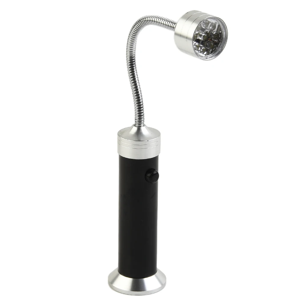 

1PC 9 LED Flashlight With Magnet Hose Grill Light 360 Degree Bendable Light Portable Light For Camping
