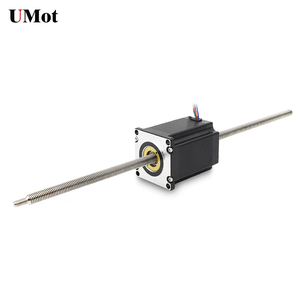 Motor Deslizante Linear Não Cativo do Parafuso 4a Que Guarda o Torque Comprimento 76 mm 420 mm Nema 23 4a Atual 2400mn.m