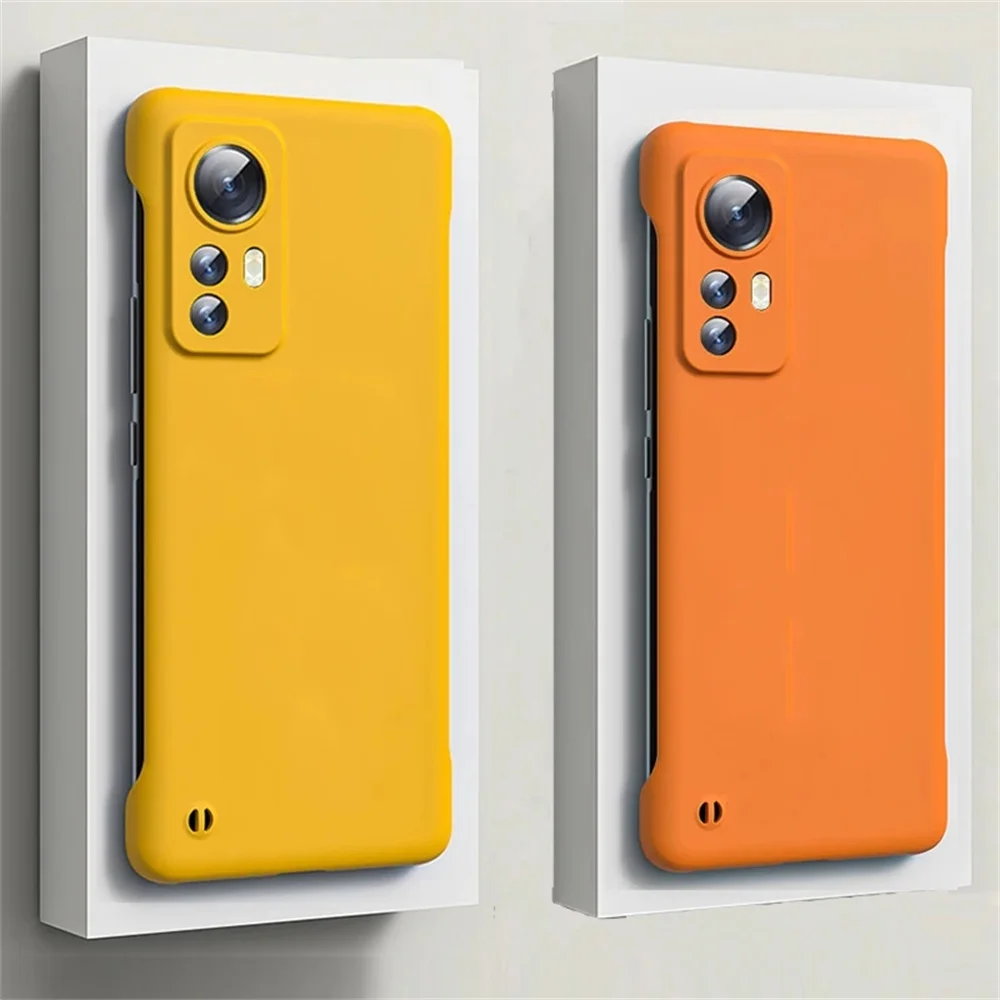 Ultra Slim Frameless Colorful Matte Phone Hard Cover
