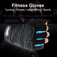 Gym Gloves Fitness Weight Lifting Gloves Body Building Training Sports Exercise Cycling Sport Workout Glove for Men Women M/L/XL 1