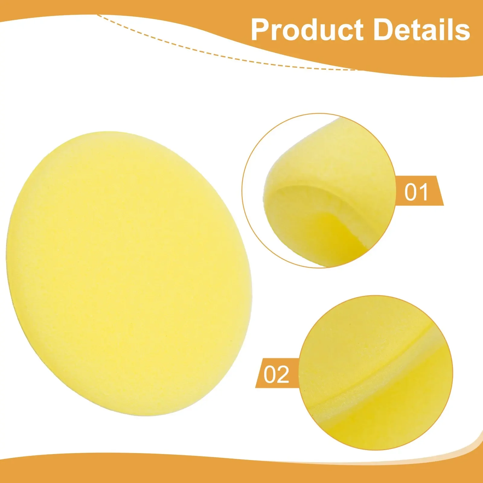 Polish Sponges Soft Tyre Dressing Wash Wax Waxing 1 PC Applicator Car Cleaning Quality Material