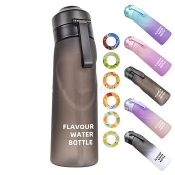 Bottiglia d'acqua aromatizzata da 650 ml Sport Alr Up Bottiglia per bere Cialde di fragranze di frutta Tazza d'acqua per campeggio all'aperto Fitness Moda 1