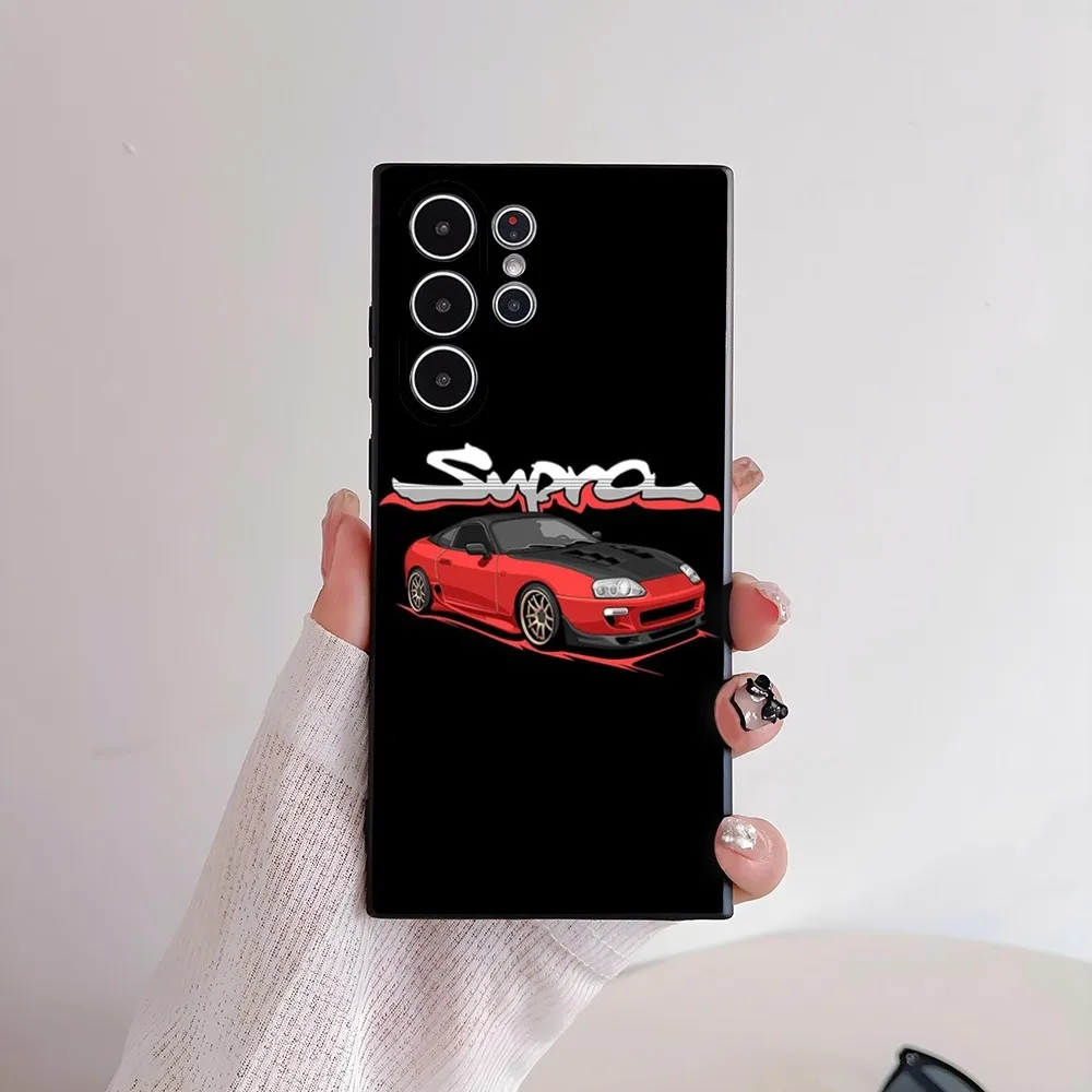 Japanese S-Supra Car Frosted Non-Slip Full Cover Phone Case