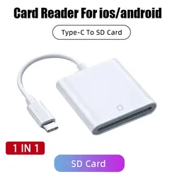 Universal Card Reader Adapter for Smartphones and Tablets - SD and TF Card Accessory for Enhanced Photo and Video Viewing (Type C SD Card)