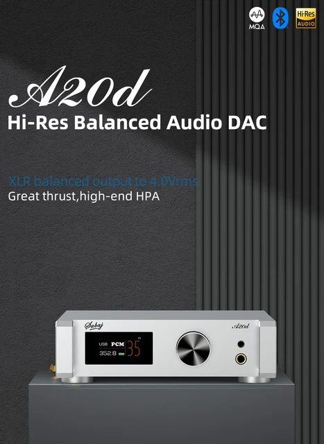Sabaj A20d 2022 버전 고해상도 오디오 DAC 헤드폰 앰프 Sabaj A20d 2022 버전 고해상도 오디오 DAC 헤드폰 앰프