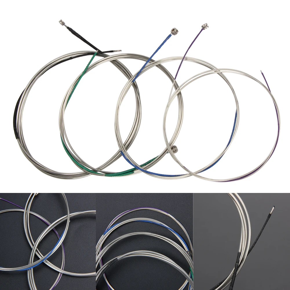 German Silver Instrument String  C-G-D-A Cellos Instrument String Long-lasting for Full Size 4/4 3/4 Gifts for Beginners