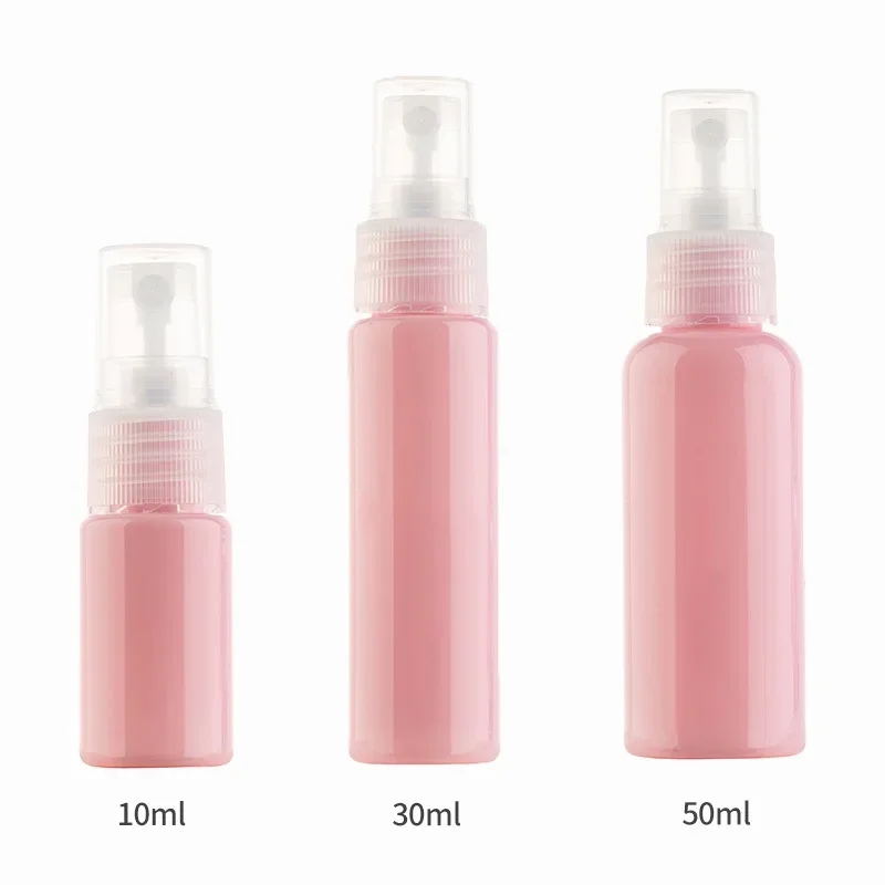 10ml/30ml/50ml Macaron Spray Bottle Fine Fog Spray Bottle Cosmetics Packaging Portable Travel Refillable Bottle Plastic Bottles