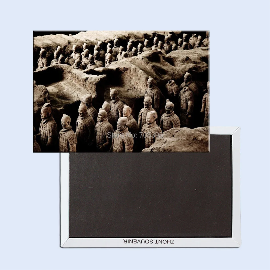 World Souvenir Magnets ,Shanxi Xi'An Terra Cotta Warriors Magnet 5562 Tourist Souvenirs