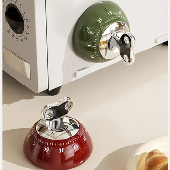 นาฬิกาจับเวลาแม่เหล็กสำหรับครัว นาฬิกาปลุกนับถอยหลังแบบดิจิตอล นาฬิกาจับเวลาทำอาหารแบบกลไก นาฬิกาจับเวลาสำหรับเรียน นาฬิกาจับเวลาสำหรับทำอาหารและอาบน้ำ 1