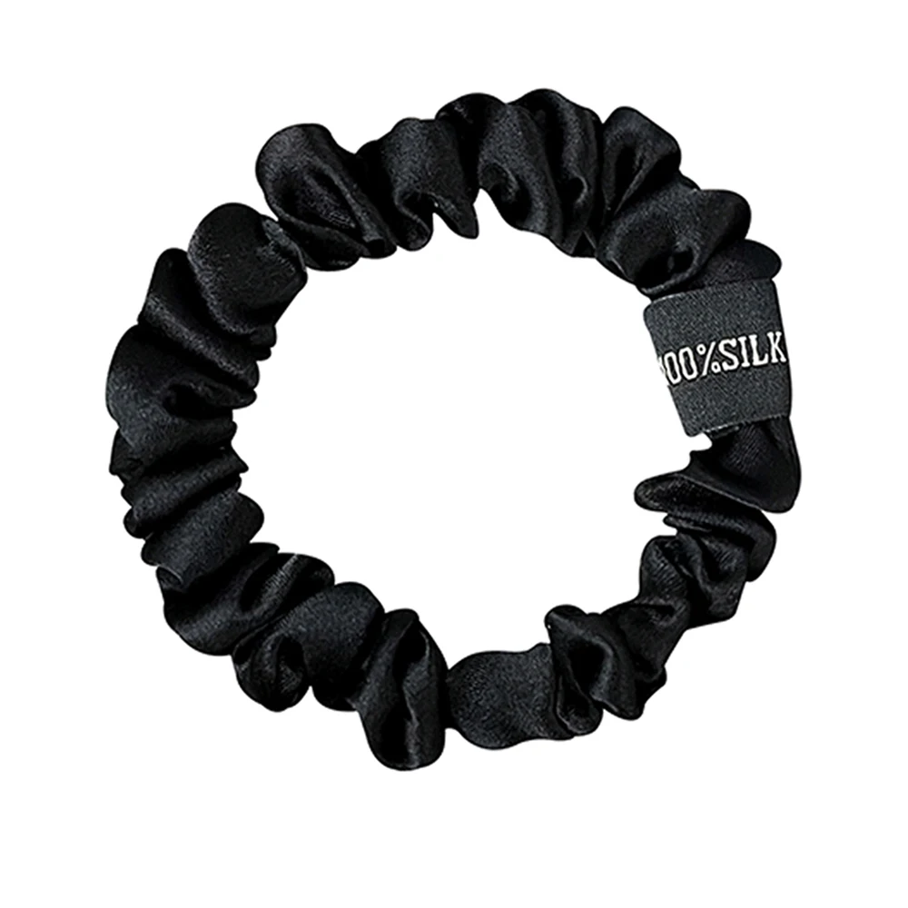 Haargummis aus 100 % reiner Maulbeerseide, 19 Momme, 1,5 cm (Haarband, Haargummi, Pferdeschwanzhalter) für Damen und Mädchen_voghion.com