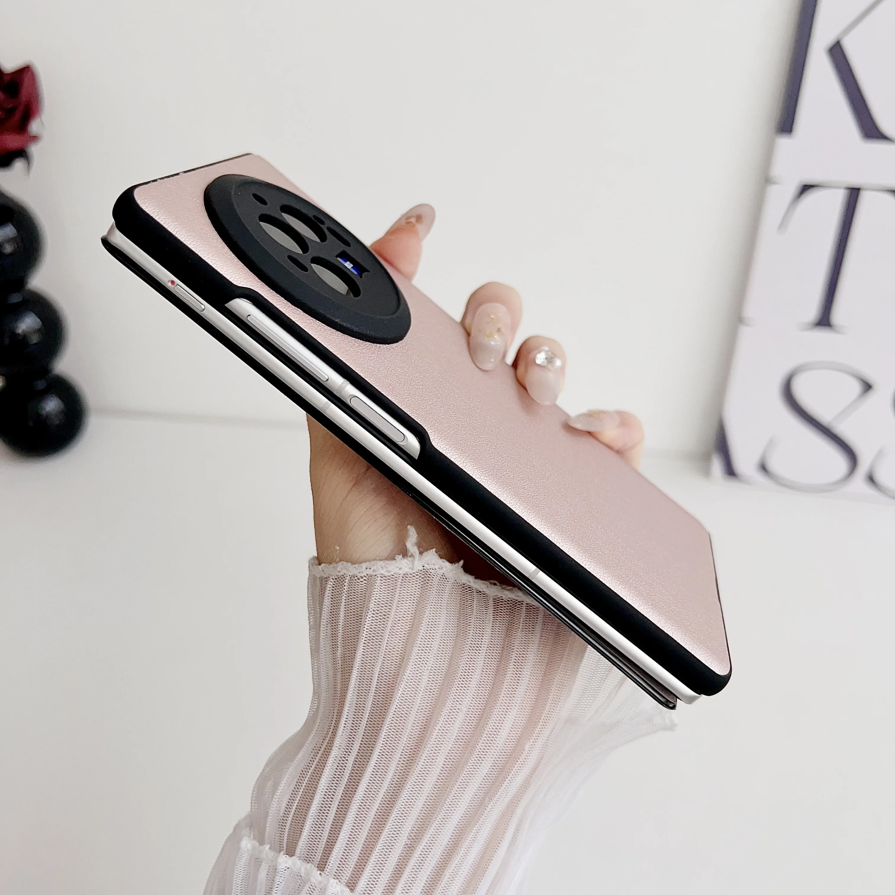 Premium PU Leather Foldable Protective Case - Full Coverage Book Style Cover