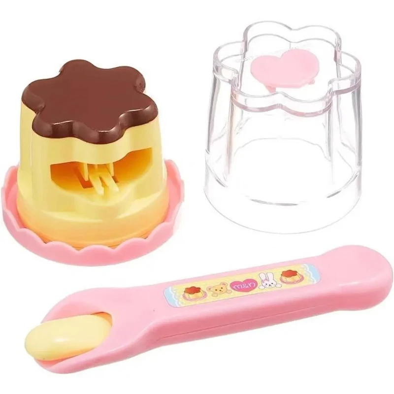 Food Feeding Pudding Feeding Toy Role Play Early Education Strawberry Pudding Toy Simulation Japanese House for Friends