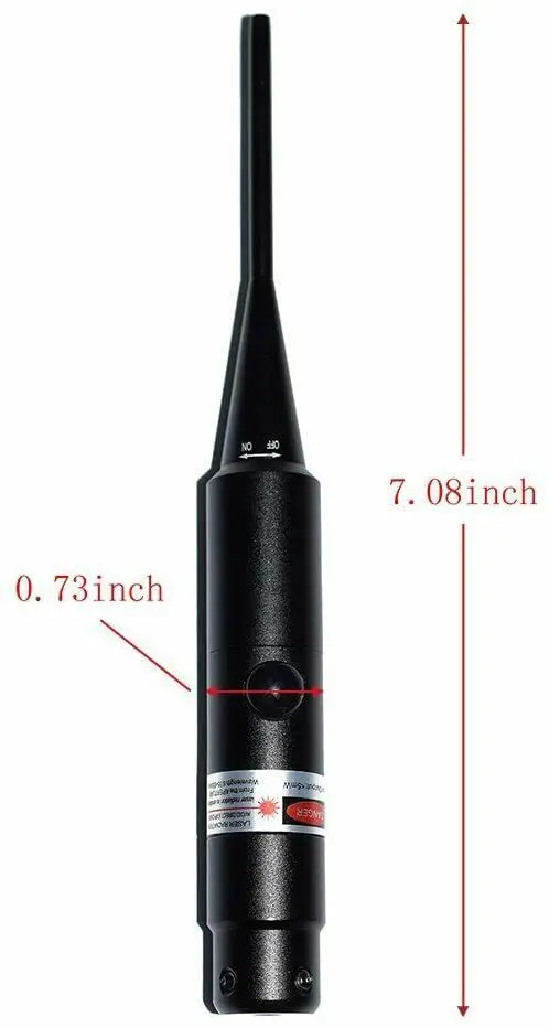 Hunting Red Laser Bore Sighter for .177 to .50 Caliber Scope Red Dot Sight laser bore sight