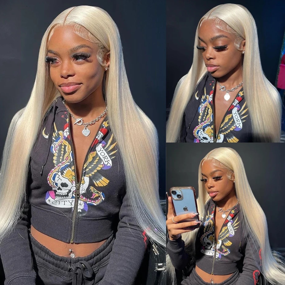 30 Inch Straight 613 Colored HD Lace Frontal Wig 13x4 13X6 360 Honey Blonde Lace Front Wig Human Hair Pre Plucked With Baby Hair 1
