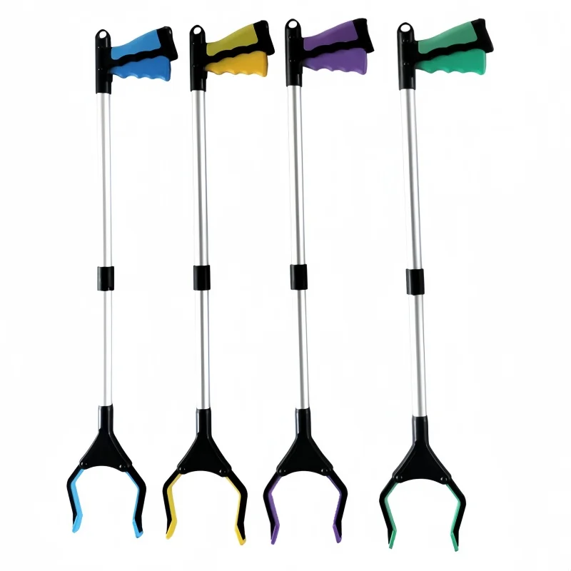 Portable Elderly Grabbing Tool Foldable Litter Reachers Pickers, Lightweight Extender Hand Tools Cleaning Sanitation Tongs