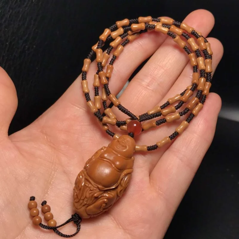 

Подвесной браслет Fobo из оливкового камня с большим животом