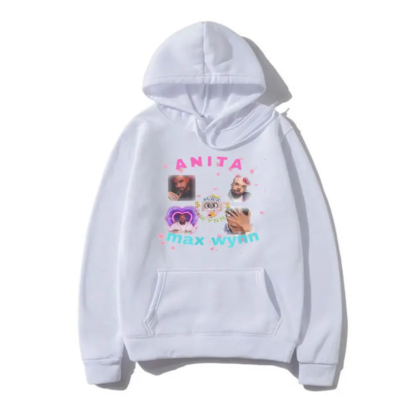 Rapper Anita Max Wynn Drake Print Hoodies Men Women Fashion High Quality Fleece Sweatshirt Hip Hop Loose Oversized Pullover Male