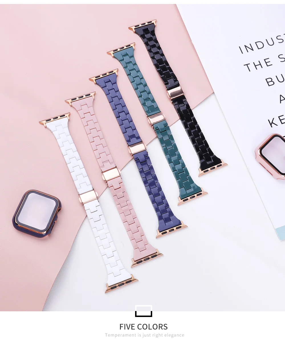Ремешок резиновый для apple watch Band 44 мм 40 мм, тонкий браслет для iwatch series 9 5 4 3 se 6 7 8 45 мм 41 мм, Ultra2 49 мм 42 мм 38 мм