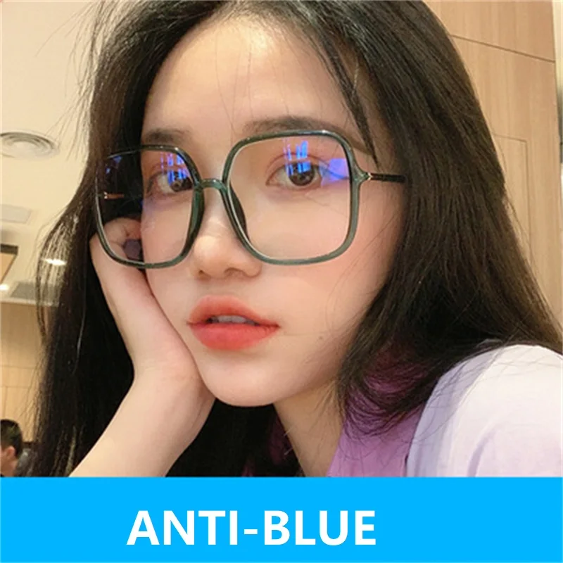 Stylish Oversized Transparent TR90 Unisex Glasses Frame