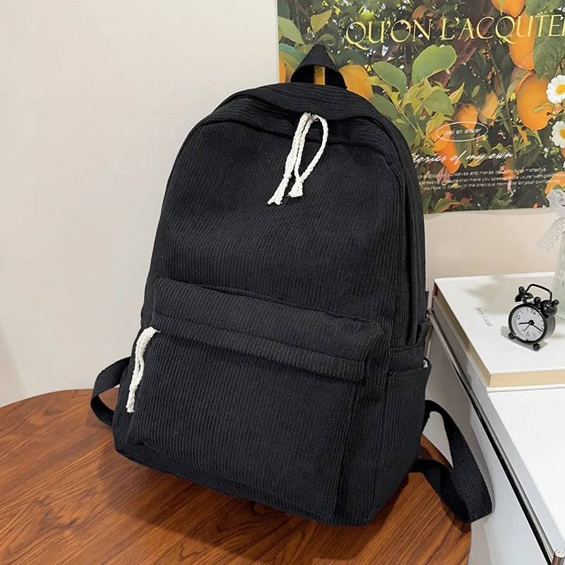 حقيبة ظهر كورتيكس حقيبة نسائية لخريف وشتاء 2025 نمط كوري جديد بسيط اتجاه الشارع سعة كبيرة حقيبة ظهر نسائية غير رسمية