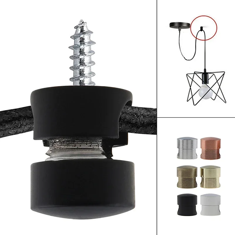 Pendant Lights Aluminum Cable Hooks Hanging Pendant Lighting Fixture Accessories mobile phone charging cable storage 3 pcs pendant light accessories