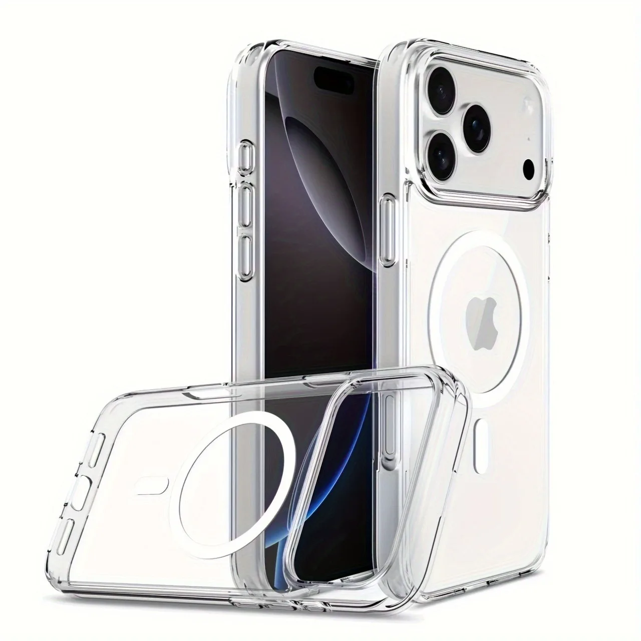 For Magsafe Magnetic Charging Transparent Case For iPhone 17 16 thumbnail 6