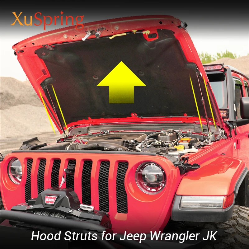 

Car Hood Engine Bonnet Hydraulic Rod Strut Bar for Jeep Wrangler 2007 2008 2009 2010 2011 2012 2013 2014 2015 2016 2017 2018 JK