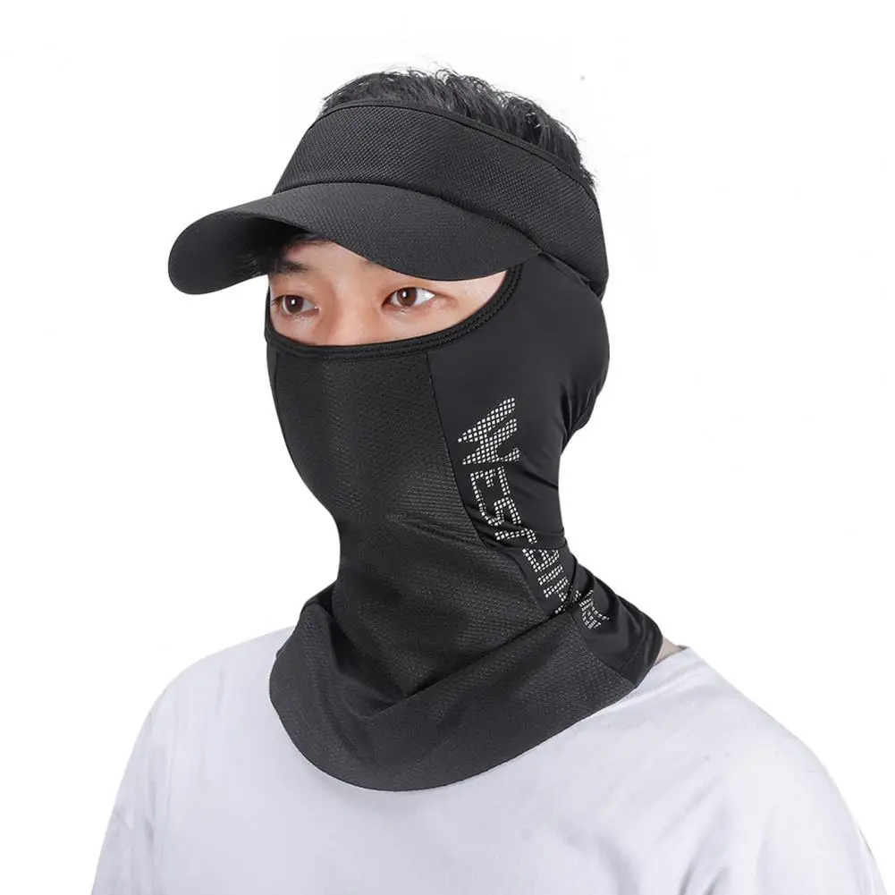 Practical Cycling Headgear  Quick-drying Letter Design Headgear Neck Gaiter  Anti-deformation Headgear Neck Gaiter