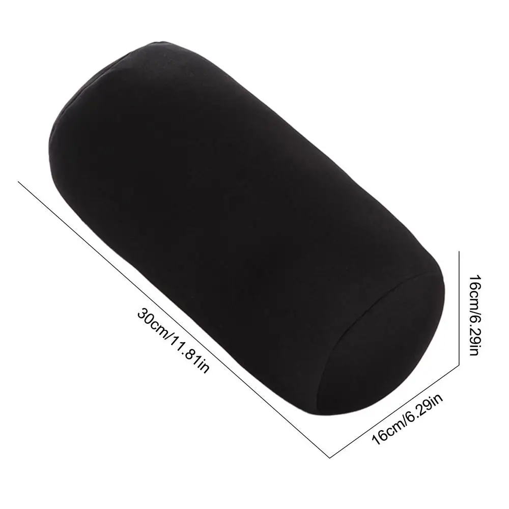 Cuscino Da Viaggio Cervicale Rotondo In Microperline – Supporto Per Collo, Schiena, Yoga – Portatile 170g