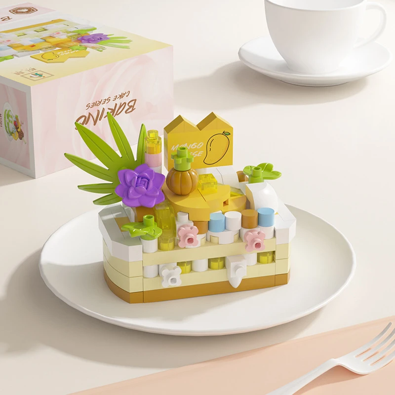 Floral Fantasy Candy Building Block Toy - Creative Home Decoration & Birthday Gift