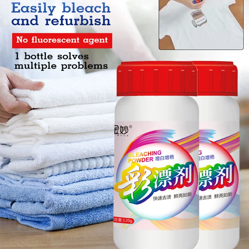 Use Bleach Laundry Bleaching Powder Laundry Bleaching Powder Clothes Color Laundry