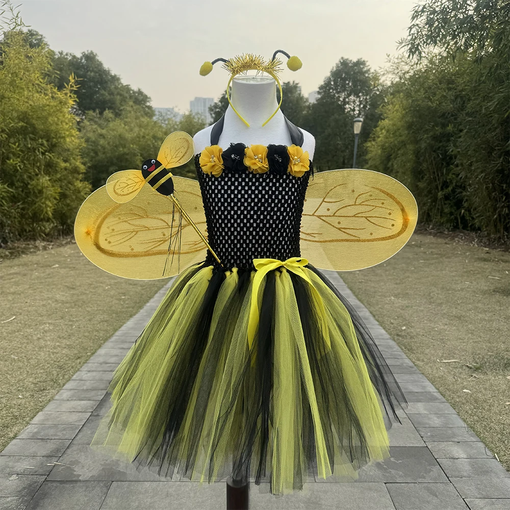 Diy Bee Baby Girl Bee Costume Bumble Bee Dress For Baby Discount