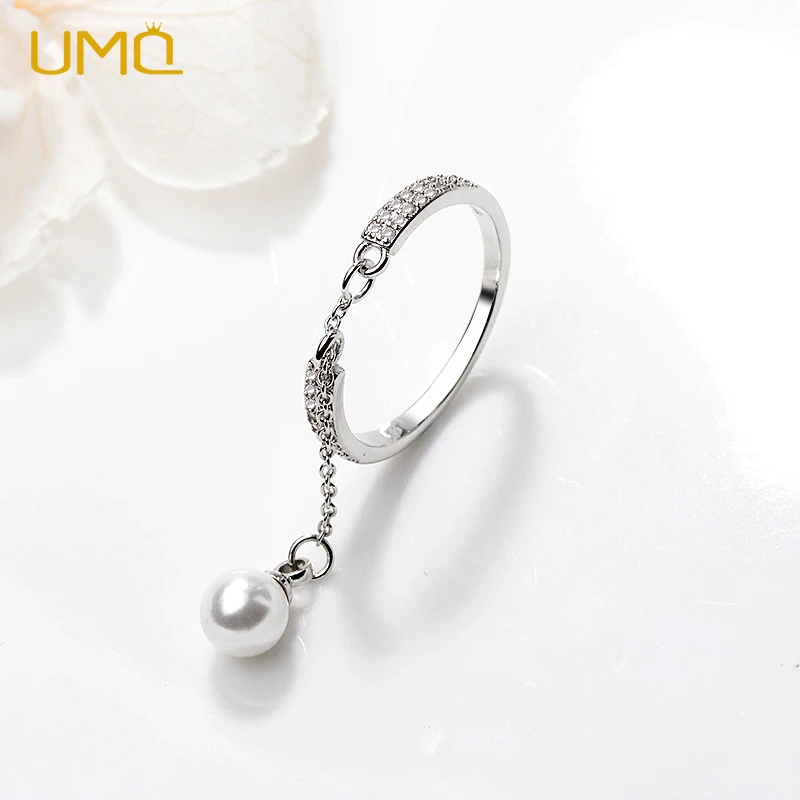 Новые Кольца UMQ с микро цирконием, регулируемые кольца с бахромой для женщин, подарки, ювелирные изделия