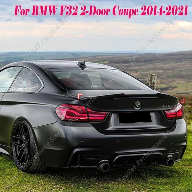 

Для BMW 4 серии F32 2-дверный купе 420i 428i 430i 435i 2014-2021 M4 Стиль Автомобильный задний багажник крышка автомобильный спойлер аксессуары для настройки крыла