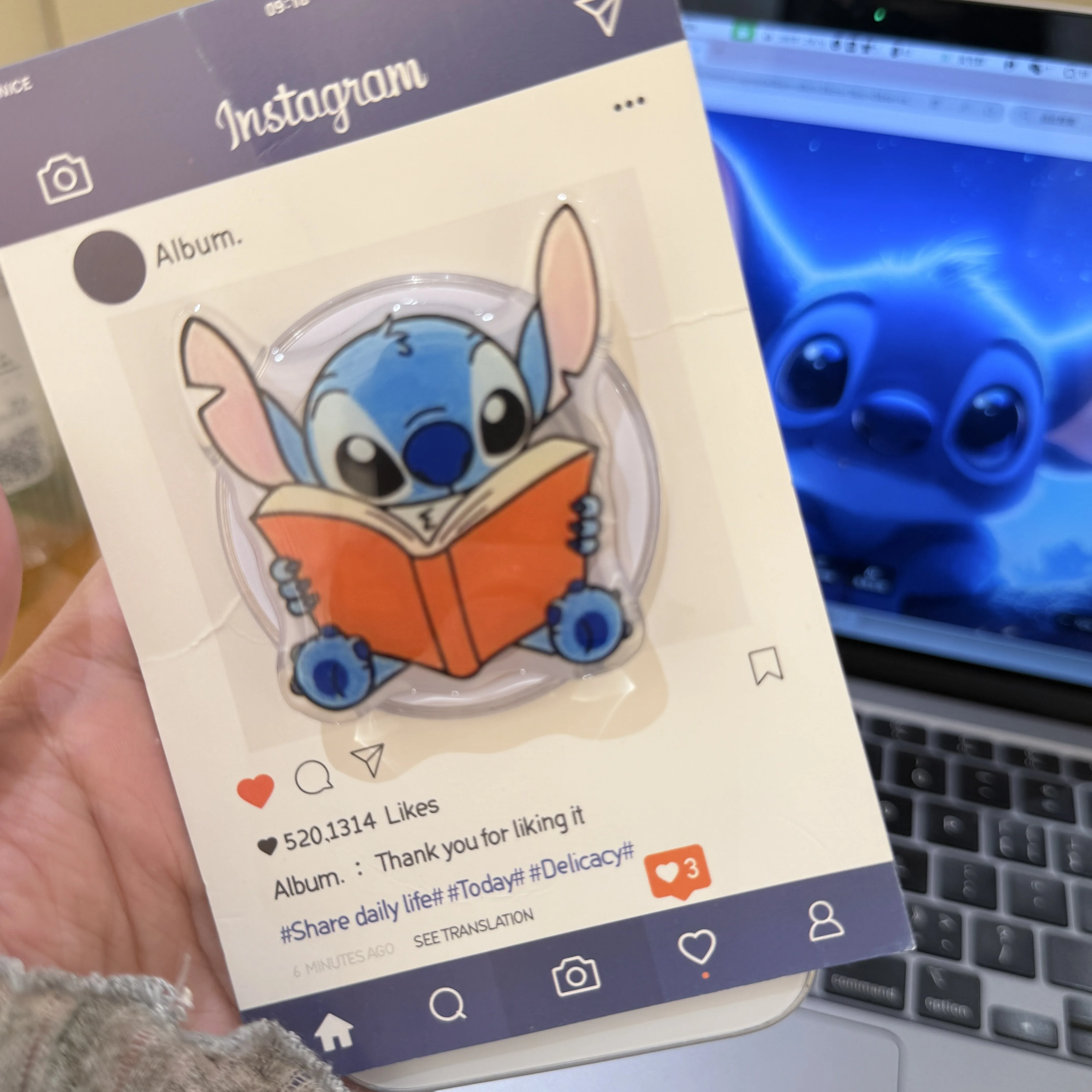 Stitch Cartoon Magnetic Shockproof Phone Holder - Perfect Gift