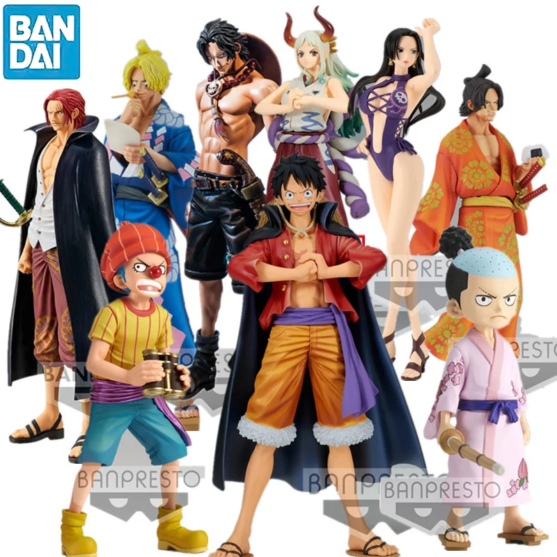 Original Bandai Anime One Piece Dxf Figures Wano Country Ace Hancock