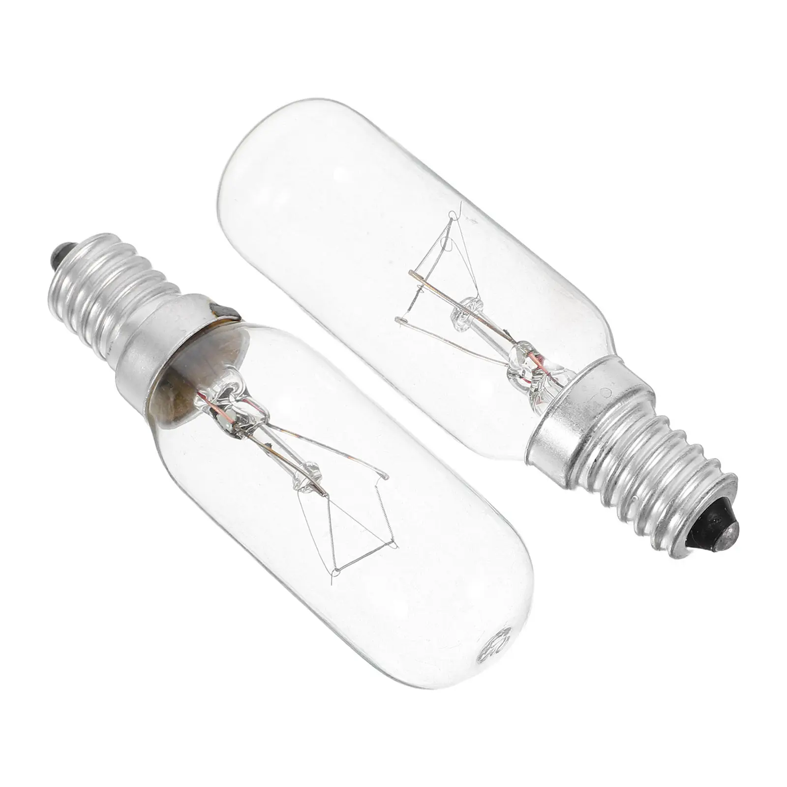 2Pcs E14 플랫 LED 가전 전구 밝고 신뢰할 수 있는 레인지 후드 전구 교체용 주방 후드 스토브 램프 재봉틀