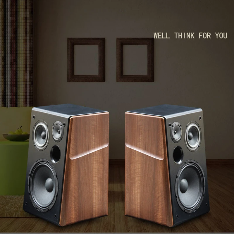 8/10 Inch 200W Wooden Speaker Woofer 4ohm KTV Speaker Treble Home Singing Audio Home Fever Passive Bookshelf