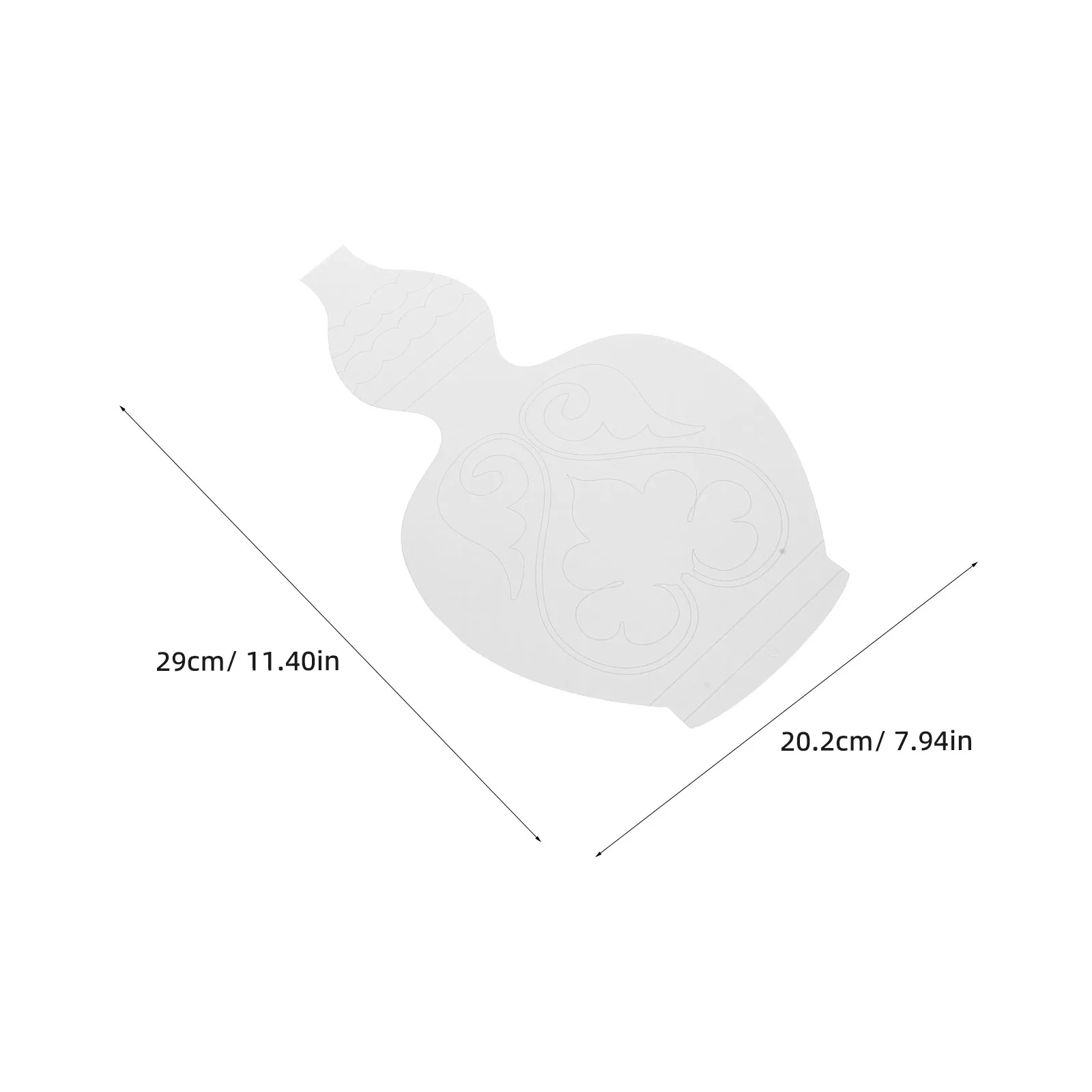 16Pcs 꽃병 모양의 중국 스타일 색칠 종이 공예 키트 어린이 그림 스텐실 두꺼운 판지 낙서 예술 세트 파인 모터