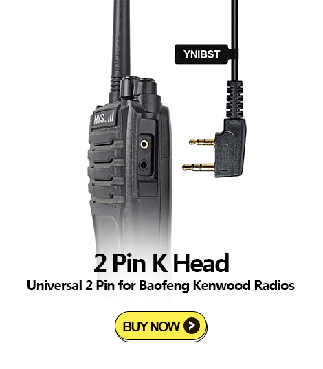 Walkie-Talkie-Soft-Ohrhörer mit PTT-Mikrofon, 2-Wege-Funk-Headset, G-förmiger Ohrhörer für BaoFeng UV-5R, BF-888s, Kenwood, Retevis. – Detail 1