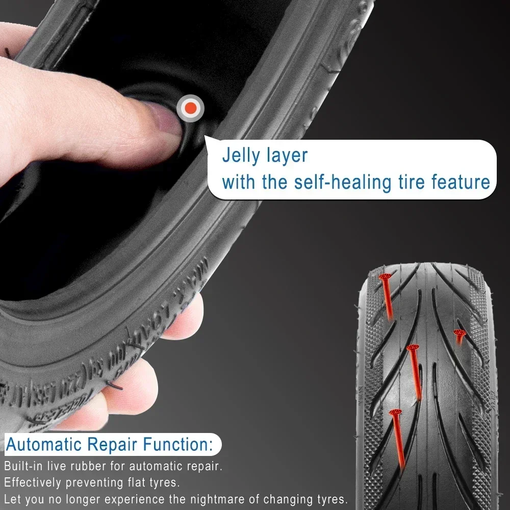 Für Ninebot Segway Max G2 G65 Elektroroller 60/65-6,9 Vakuum-Außenreifen 10 Zoll Tubeless Rear Jelly Kickscooter Reifen ersetzen – Detail 9
