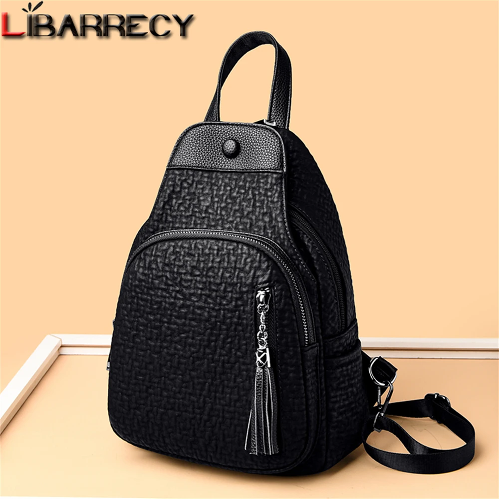 Women's Designer Backpacks Anti Splash PU Leather Fabric
