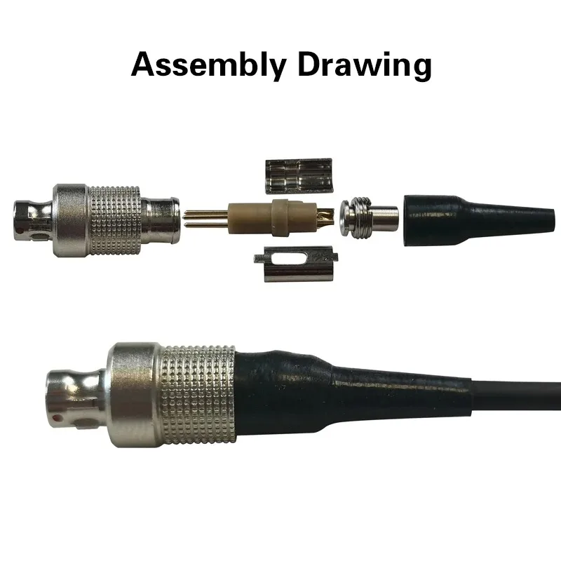 Canfon FVB 3핀 수형 커넥터 ? Lectrosonics, Wisycom MTP40, Sennheiser SK2000/SK3063, Shure UR1M, Zaxcom용 교체 플러그