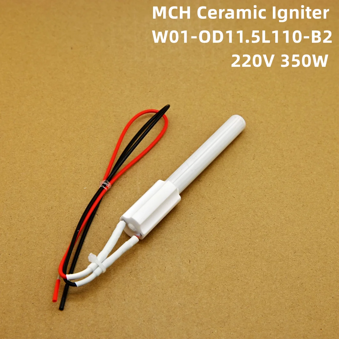 

resistencia ceramica estufa pellet pellet igniter 350w 220V Ceramic heating tube igniter with high temperature resistance.