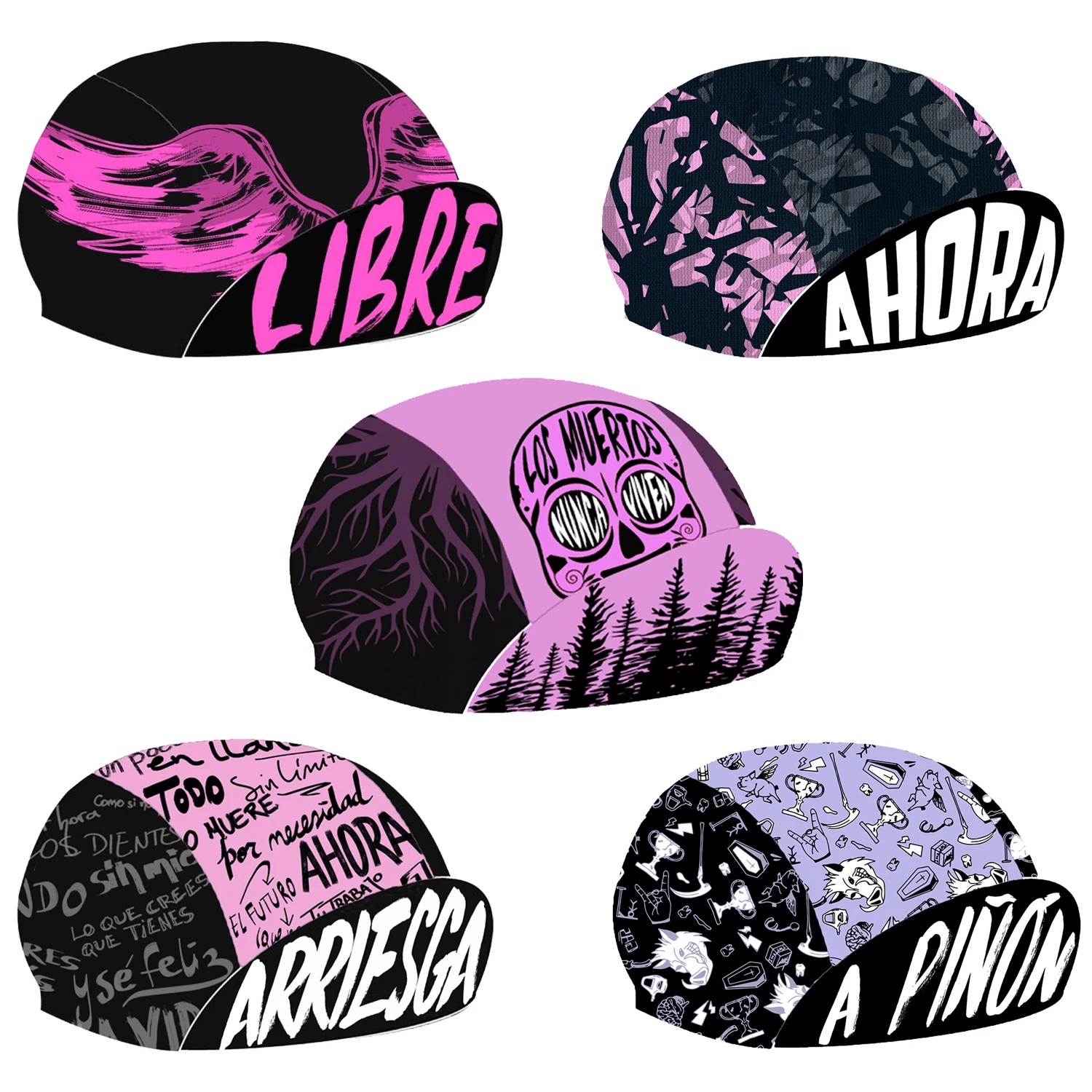 Classic Cycling Caps Men Women Summer Breathable Quick Dry Bicycle Hats 5 Style Choice