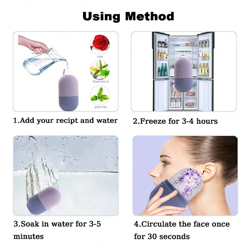 Chill & Glow Silicone Facial Ice Roller