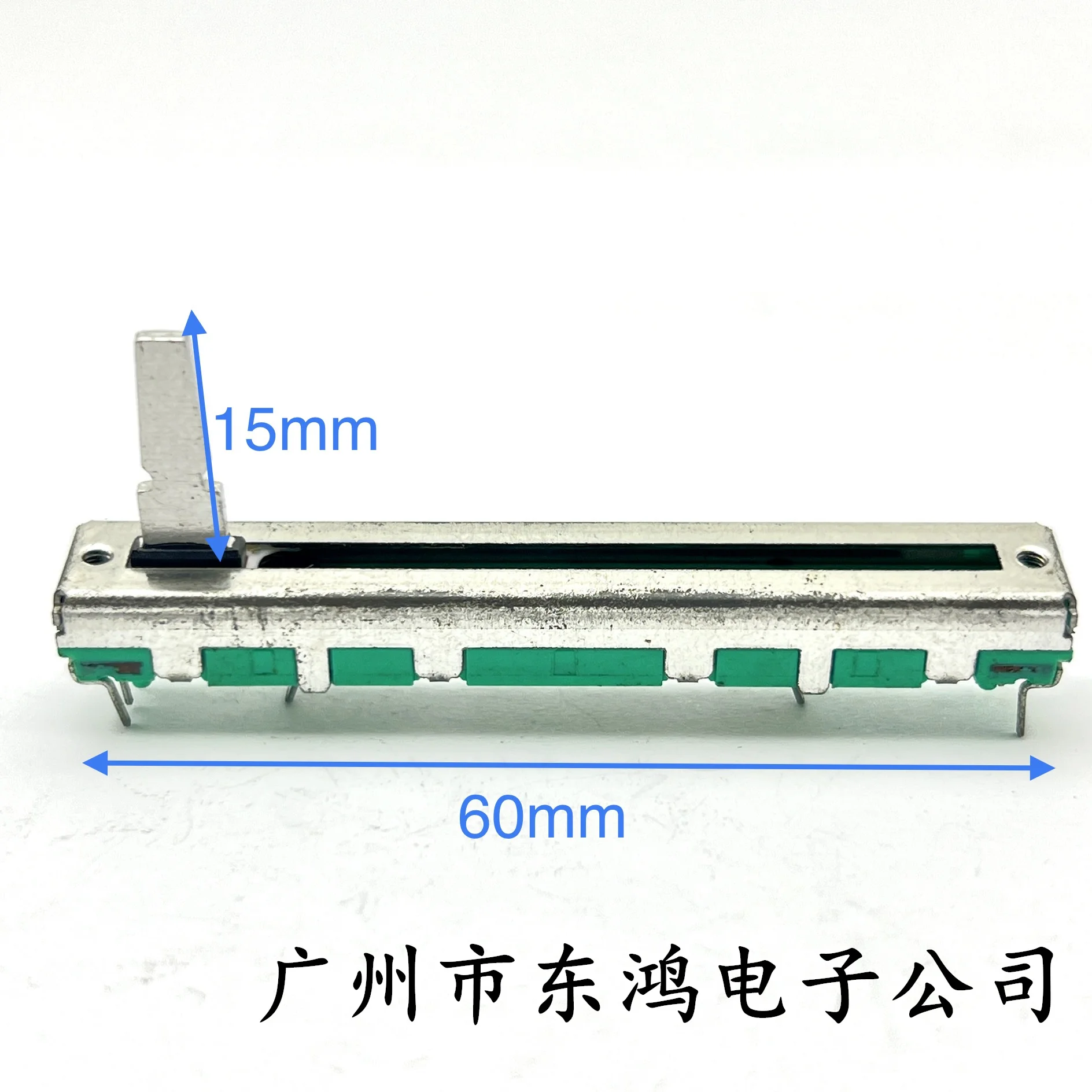 60mm straight slide double potentiometer B50K shaft length 15mm Multiturn Potentiometer Linear Potentiometer Potentiometer Kit Trimmer Potentiometer Adjustable Resistor Potentiometer Knobs Electronic Components 1 PCS F brand